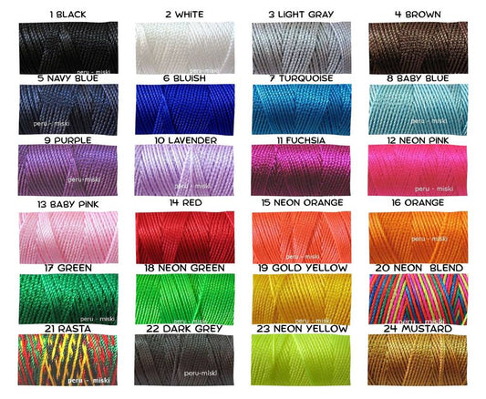 Hilos Clave color chart