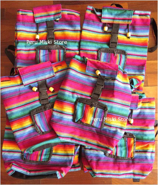 Peruvian Backpack, Multicolor
