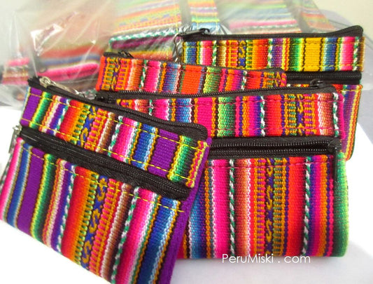 Coin Purses in peruvian manta, rectangle