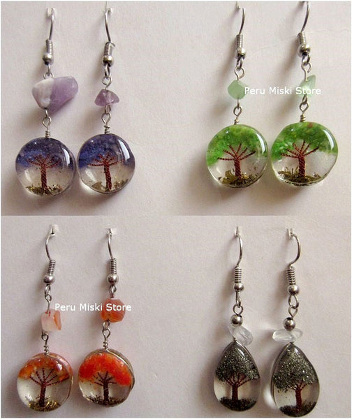 earrings with tree of life