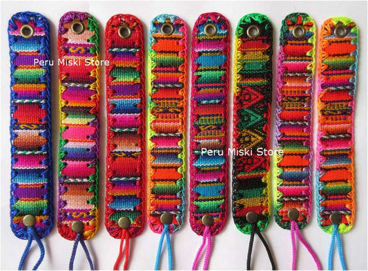 Manta Bracelets with crochetted border