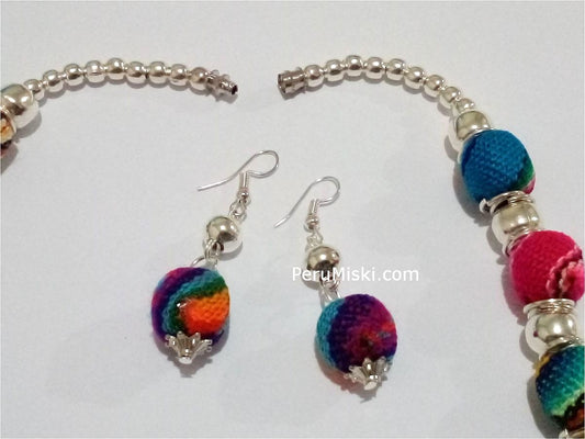 Inca Beads Necklaces and earrings sets - Cusco, Cuzco