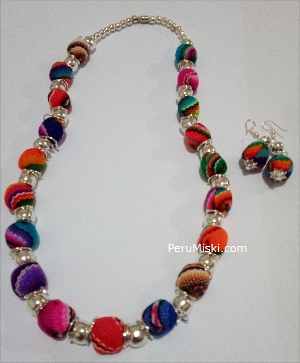 Inca Beads Necklaces and earrings sets - Cusco, Cuzco