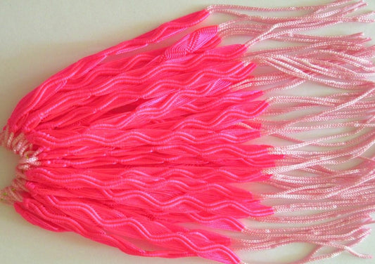 Friendship Bracelets Zigzag, Solid Color, neon Pink