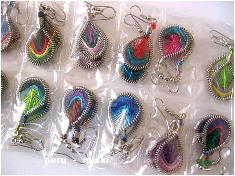 Petit thread earrings, Drop, 22 to 25 mm