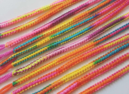 Friendship Bracelets Square knot, Multicolor