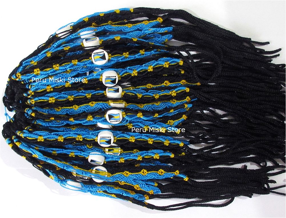 Bahamas Flag Friendship Bracelets