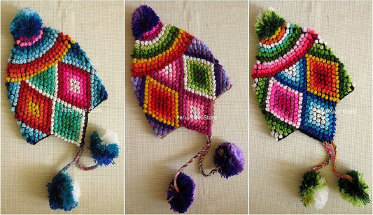 Chullos Pompom Cusco, Peru