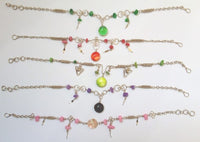 Anklets, Alpaca Silver and Murano