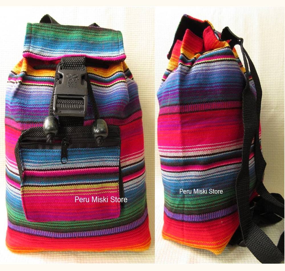 Peruvian Backpack, Multicolor