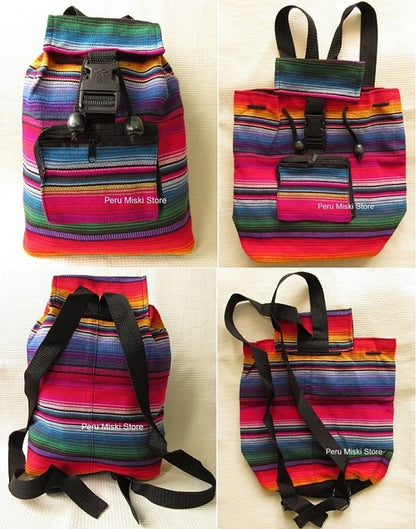 Peruvian Backpack, Multicolor