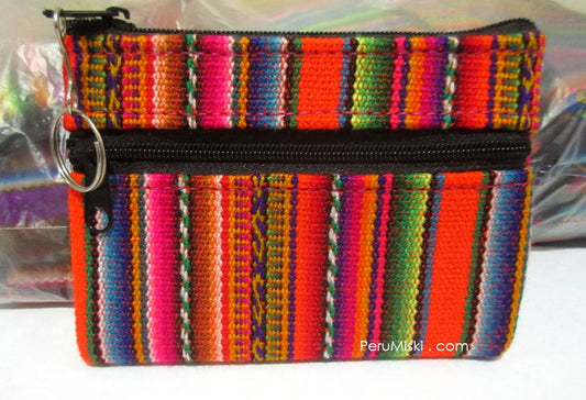 Coin Purses in peruvian manta, rectangle