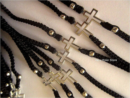 Friendship Bracelets with Cross charm