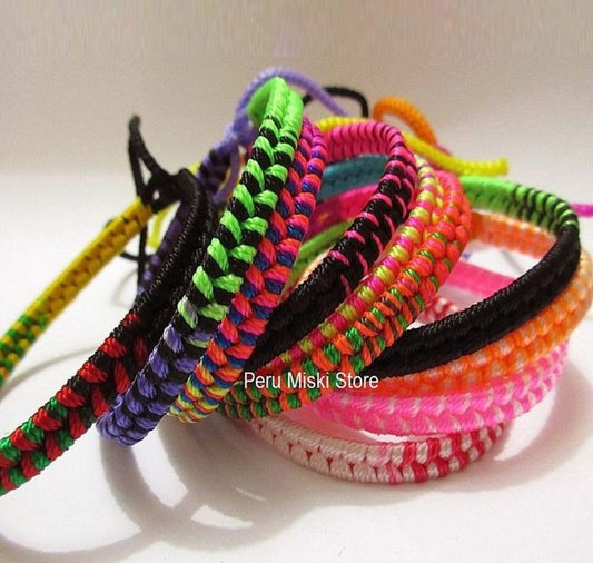 Friendship Bracelets, Double Knot, multicolor