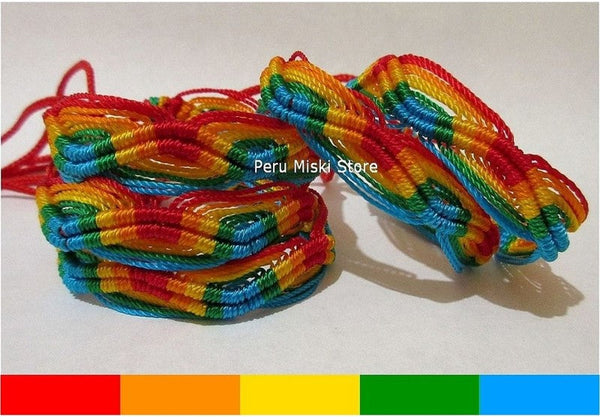 Friendship Bracelets, Five Color Rainbow