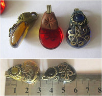 Gem glass pendants