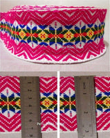 Ribbon jacquard from Huancayo, Peru, 7.5 cm wide