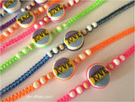 Friendship Bracelets, Love text, Ceramic Beads, 50 lot