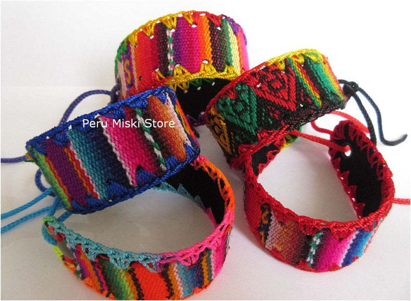 Manta Bracelets with crochetted border