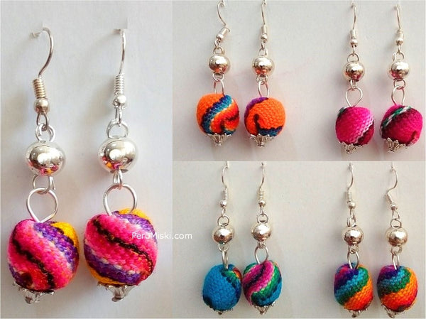 Manta beads earrings