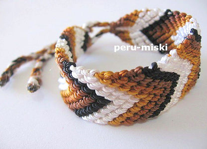 Macrame Bracelets, Chevron, Palm Tree design