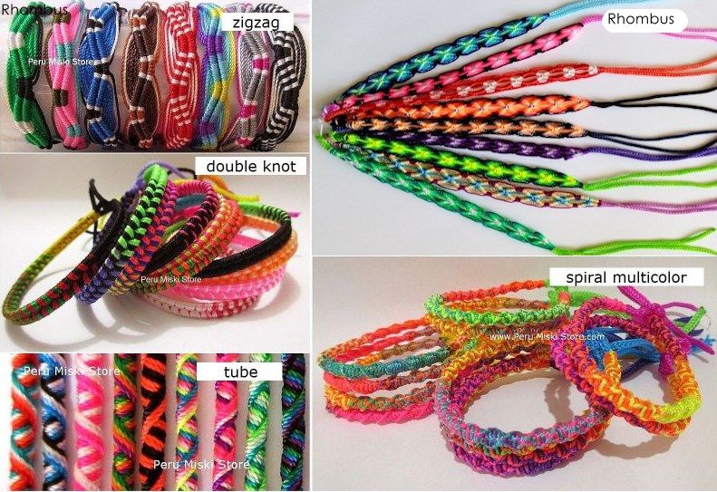 5000 Friendship Bracelets, Mixed Lot 5 designs