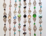 Braceles, Alpaca Silver and Murano