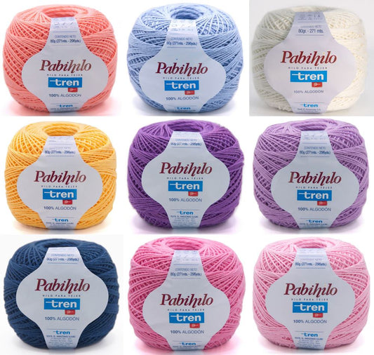 Cotton Thread, Pabihilo by Tren, made in Peru
