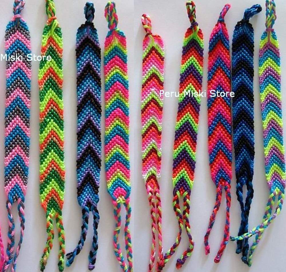 Macrame Bracelets, Chevron, Palm Tree design