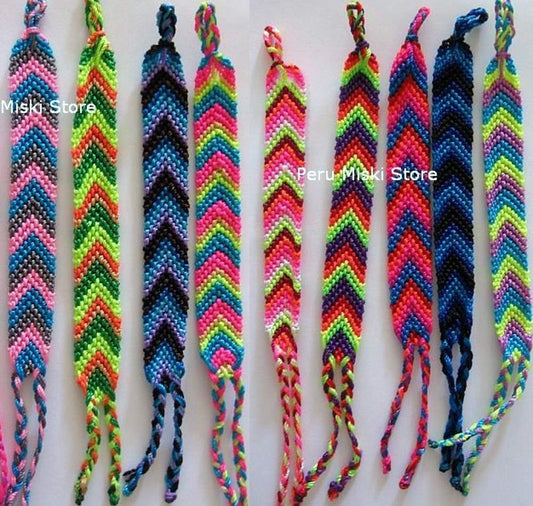 Friendship Bracelets - Palm Tree - Chevron - Assorted colors