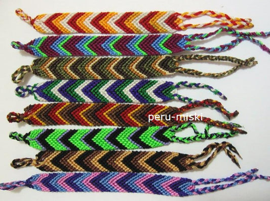Friendship Bracelets - Palm Tree - Chevron - Assorted colors