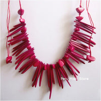 Tagua Necklaces - Stick beads