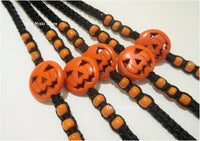 Friendship Bracelets with Pumpkins Halloween