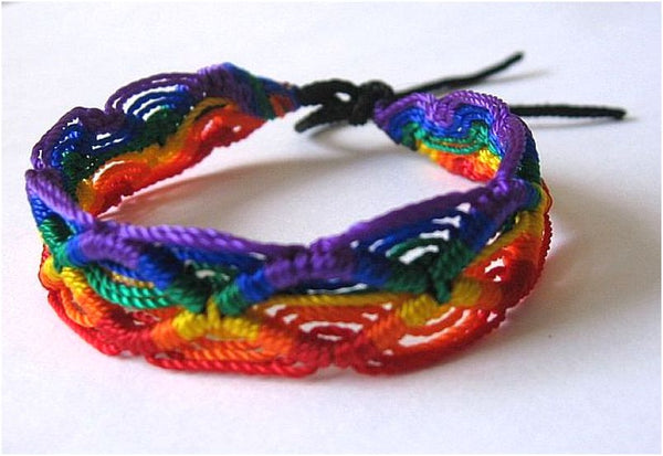 Friendship Bracelets Rainbow Rhombus