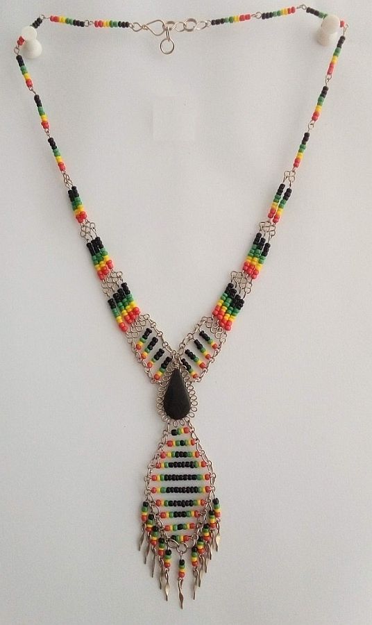 Rasta necklaces with stones