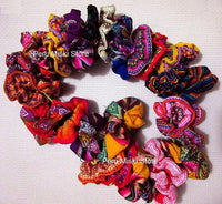 Scrunchies, Peruvian Manta, Lots of Colors