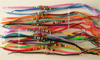 Friendship Bracelets with Small Ceramic Beads