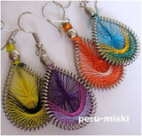 Petit thread earrings, Drop, 22 to 25 mm