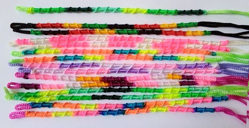 Friendship Bracelets Spiral Multicolor B