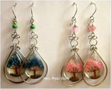 earrings with Tree of Life, drop