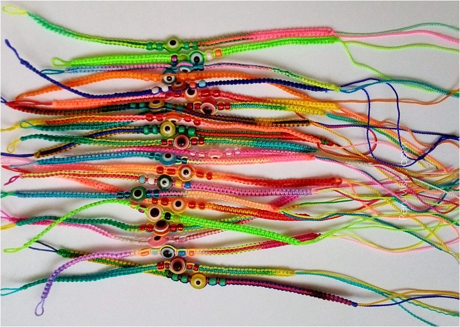 Friendship Bracelets with Turkish Eye