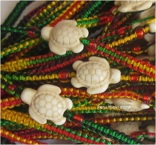 Friendship Bracelets with Turtle beads