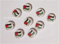 ceramic beads Palestine flag
