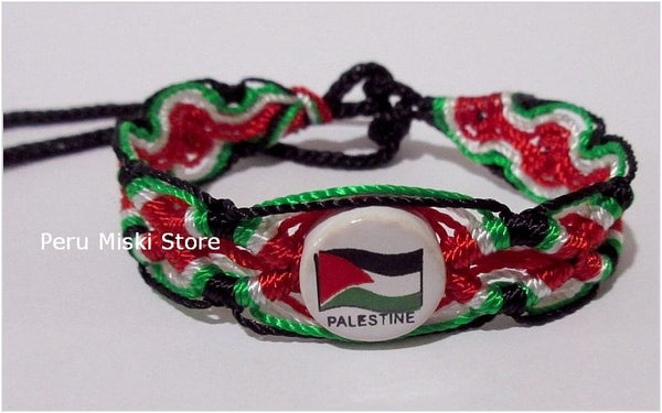 50 Palestine Flag Friendship Bracelets