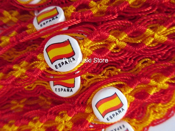 50 Spain España Flag Friendship Bracelets
