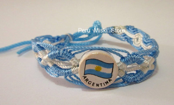 50 Argentina Flag Friendship Bracelets
