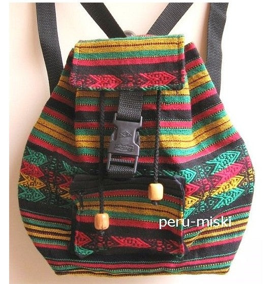 14 Backpacks in Rasta Colors, small
