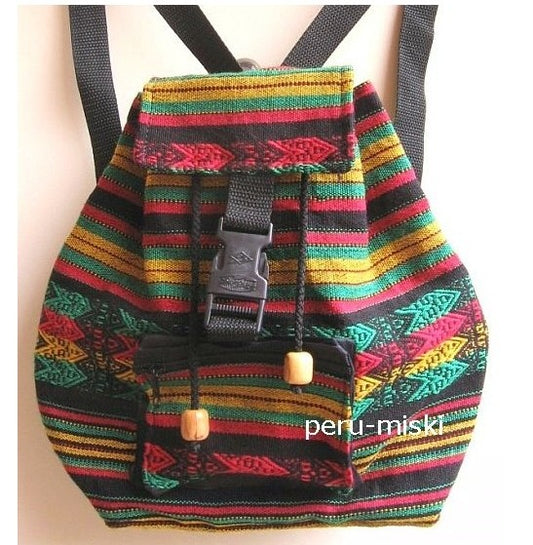 14 Backpacks in Rasta Colors, small