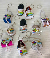 100 Badana Keyrings, handmade, from Peru