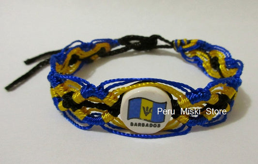 50 Barbados Flag Friendship Bracelets